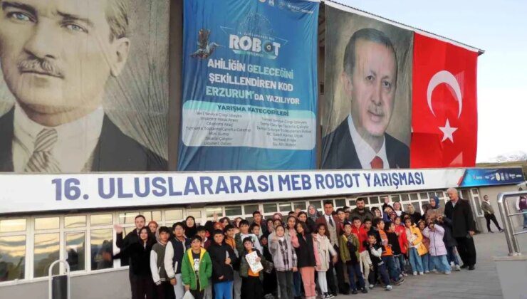 Çocuklar Teknoloji ile Buluştu: 16. Uluslararası MEB Robot Yarışması Erzurum’da Yapıldı