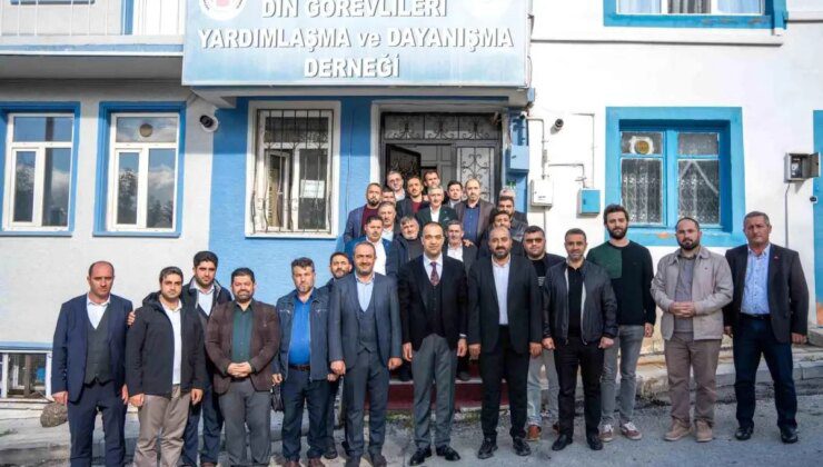 MHP Erzurum İl Başkanı Adem Yurdagül, Din Görevlileri Derneğini Ziyaret Etti