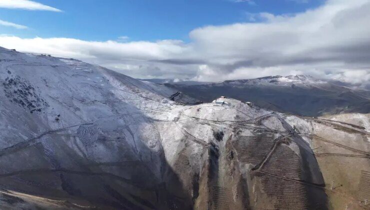 Palandöken Dağı’na İlk Kar Düştü