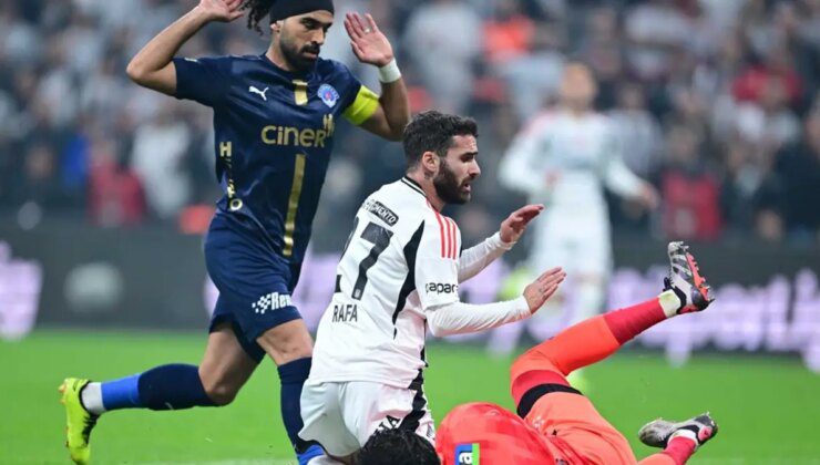 Beşiktaş’ı ayağa kaldıran kırmızı kart pozisyonu