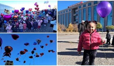 Erzurum’da minik yüreklerden büyük destek