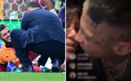 Mauro Icardi’nin sakatlandığı anlarda Wanda Nara’nın yaptığına bakın