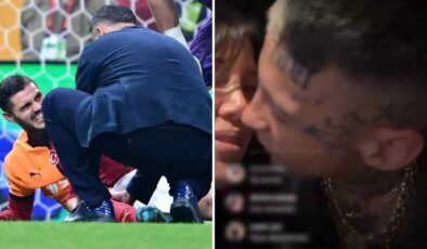 Mauro Icardi’nin sakatlandığı anlarda Wanda Nara’nın yaptığına bakın