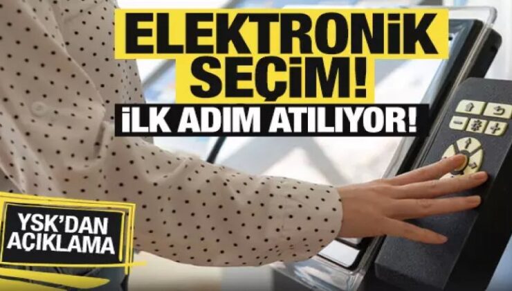 Elektronik seçim için adım atılıyor! YSK Başkanı Yener’den açıklama