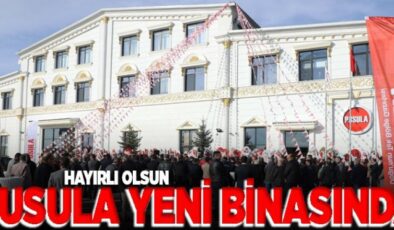 Pusula 13 yaşında: Yeni binasında