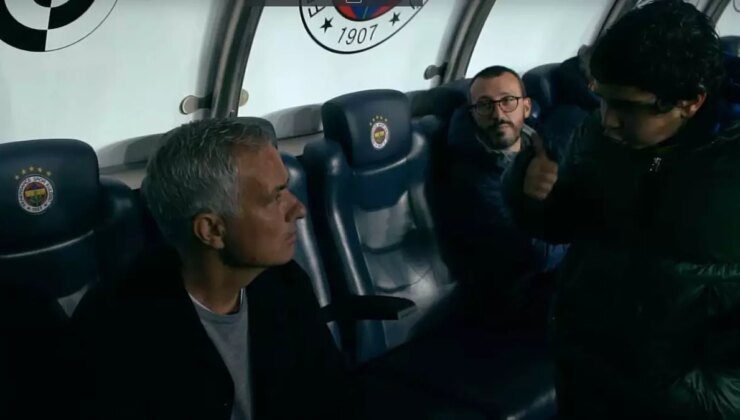 Mourinho’dan Zenit maçında eşi benzeri görülmemiş hareket