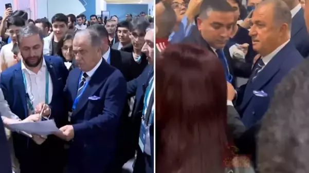 Fatih Terim'e Azerbaycan'da adım attırmadılar