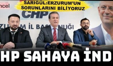 CHP Erzincan Milletvekili Sarıgül: İktidara yürüyoruz