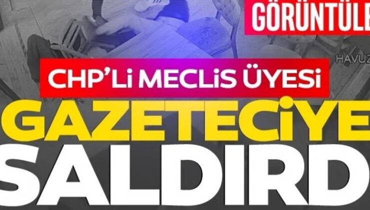 CHP’li Meclis üyesi gazeteciyi öldüresiye dövdü! Başında bira şişesi kırdı