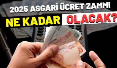 2025 Asgari ücret ne kadar olacak?