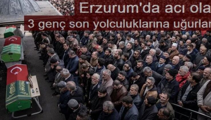 3 genç son yolculuklarına uğurlandı