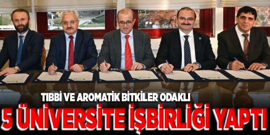 AÜ, 5 üniversite işbirliği yaptı