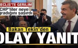 Bakan Tekin’den olay yanıt! CHP’liler neye uğradığını şaşırdı