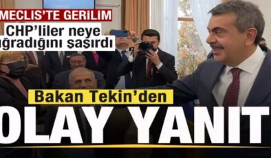 Bakan Tekin’den olay yanıt! CHP’liler neye uğradığını şaşırdı