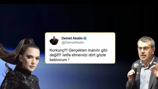 Bakan Tekin'le ilgili paylaşımını silen Demet Akalın'a tepki yağıyor