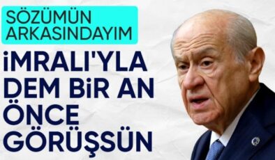 Devlet Bahçeli “Öcalan” çağrısını yeniledi