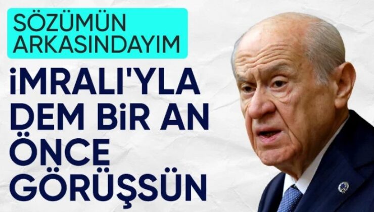 Devlet Bahçeli “Öcalan” çağrısını yeniledi