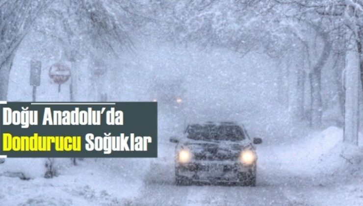 Doğu Anadolu’da sıcaklık eksi 12.5’i gördü