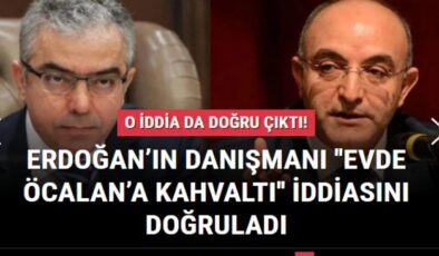 Erdoğan’ın danışmanı ”Erzurum’da evde Öcalan’a kahvaltı” iddiasını doğruladı: Biz de inandık