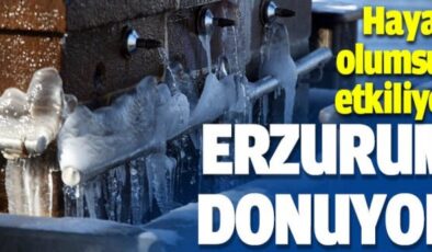 Erzurum donacak: Valilik uyardı