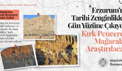 Erzurum’un Tarihi Zenginlikleri Gün Yüzüne Çıkıyor: