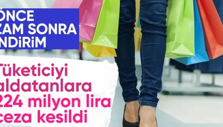 İndirim oyunu yapan firmalara 19 milyon 616 bin lira ceza