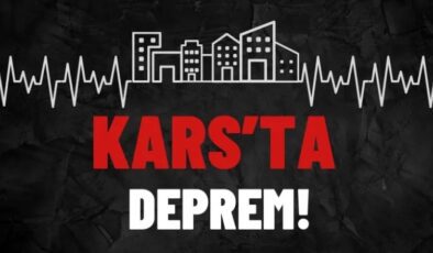 Kars’ta 4 büyüklüğünde deprem: Erzurum’da his edildi