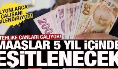 Milyonlarca çalışanı ilgilendiriyor! 5 yıl içinde maaşlar eşitlenecek