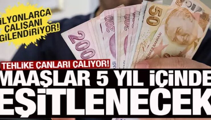 Milyonlarca çalışanı ilgilendiriyor! 5 yıl içinde maaşlar eşitlenecek