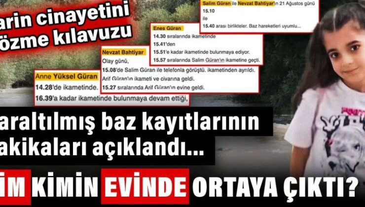 Narin cinayetini çözme kılavuzu. Daraltılmış baz kayıtları açıklandı