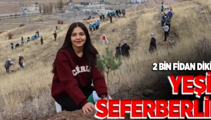 Oltu’da yeşil seferberlik