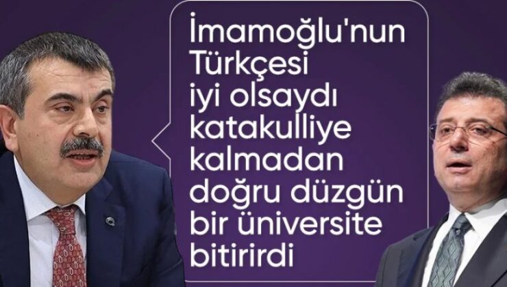 Yusuf Tekin’den İmamoğlu’na yanıt: Okuduğunu anlama konusunda özürlü