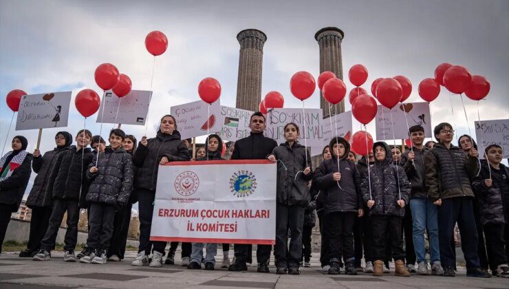 Erzurum’da Çocuklar Dünya Çocuk Hakları Günü’nde Seslerini Duyurdu