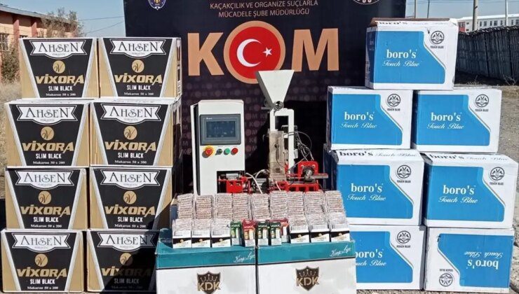 Erzurum’da Kaçakçılık Operasyonları: 319 Bin 780 Makaron Ele Geçirildi