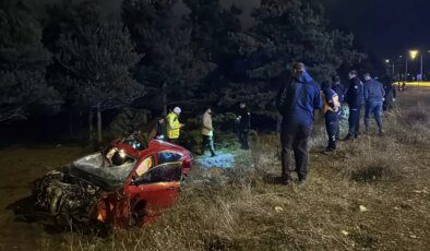 Erzurum’da Takla Atan Otomobilde 1 Kişi Hayatını Kaybetti