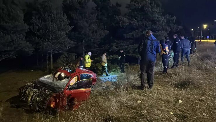 Erzurum’da Takla Atan Otomobilde 1 Kişi Hayatını Kaybetti