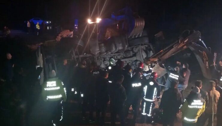 Malatya’da saman yüklü TIR devrildi: 1 polis şehit, 1 polis yaralı