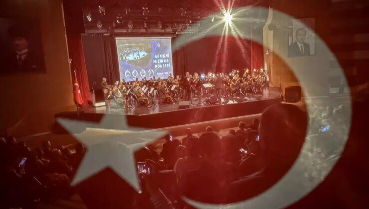 TSK Armoni Mızıkası Erzurum’da Konser Verdi