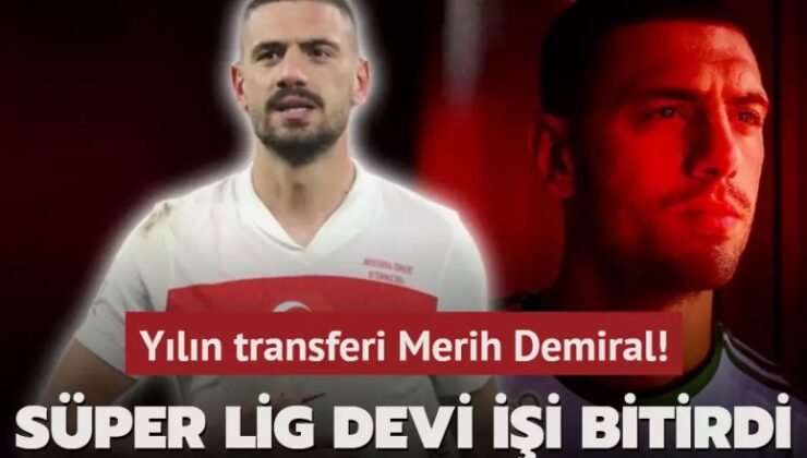 Yılın transferi Merih Demiral: İmzayı resmen atıyor