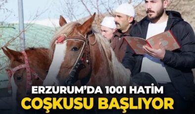 Erzurum’da 1001 Hatim başlıyor