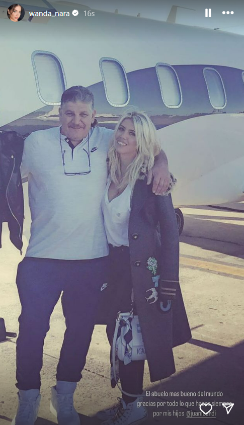 Wanda Nara Icardi'nin babasına da sardı