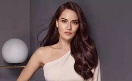 Fahriye Evcen kayak yaparken kaza yaptı