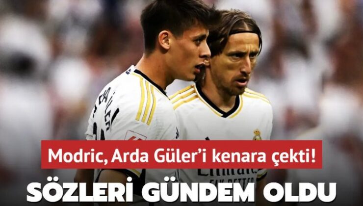 Modric, Arda Güler’i kenara çekti! Soyunma odasında bizzat konuştu