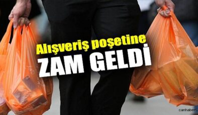 Alışveriş poşetine zam geldi!