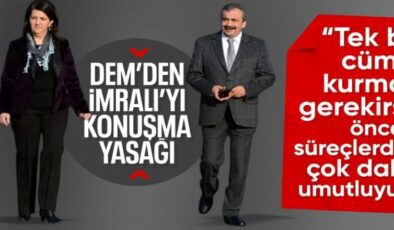 DEM Parti’den yeni İmralı açıklaması