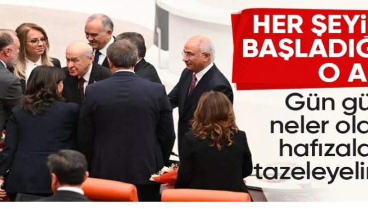 Devlet Bahçeli’nin DEM Grubu ile tokalaşmasından İmralı ziyaretine gün gün gelişmeler