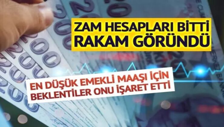 En düşük emekli maaşına zam için tarih verildi!