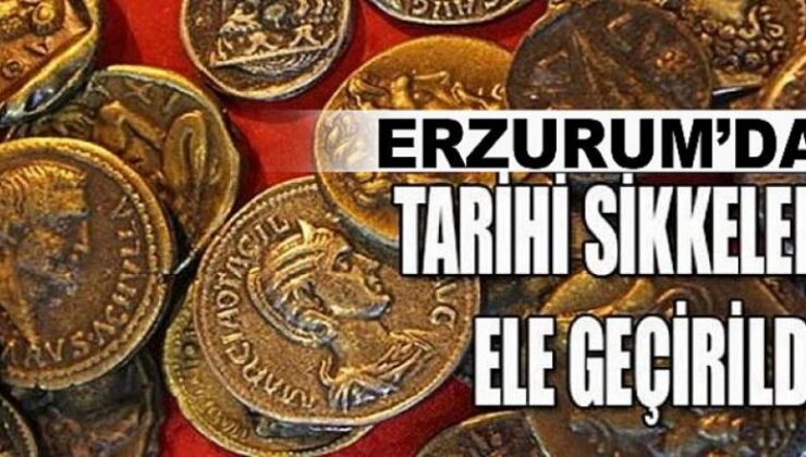 Erzurum’da Roma Dönemine ait eserler ele geçirildi