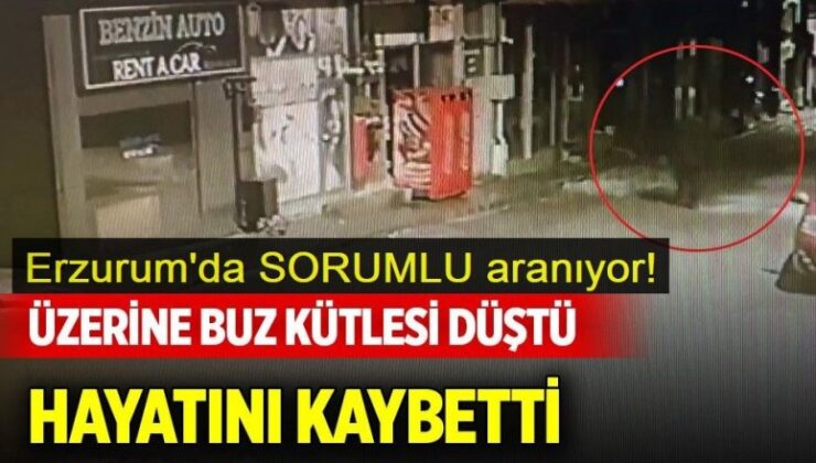 Erzurum’da çatıdan gelen ölüm! İhmal mi, Kader mi?