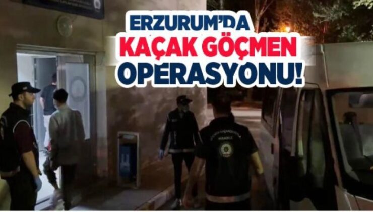 Erzurum’da kaçak göçmen yağıyor: Bu kez 37’si yakalandı